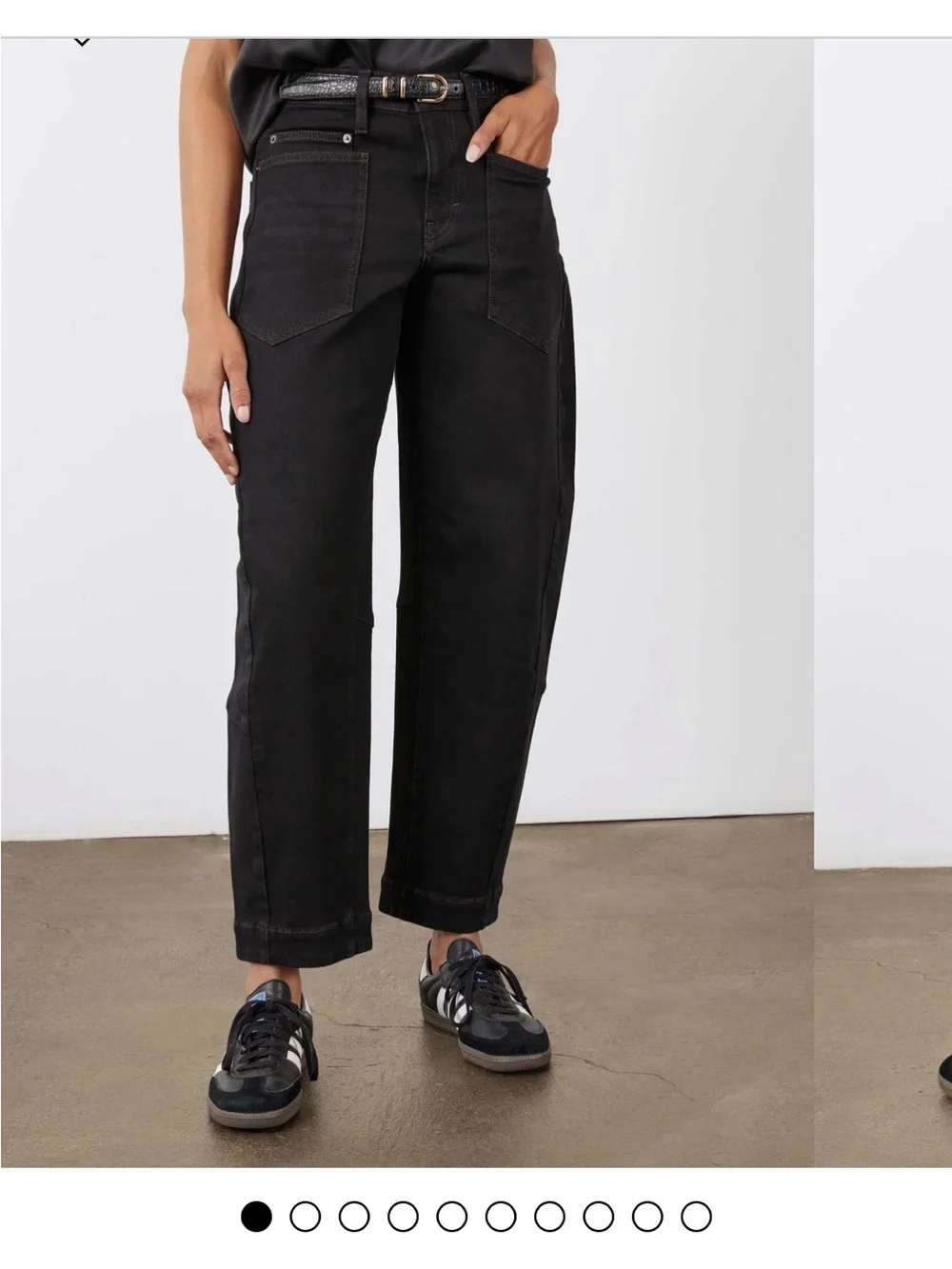 Ruti “The Slouchy Jean 2.0” in Dusted Black